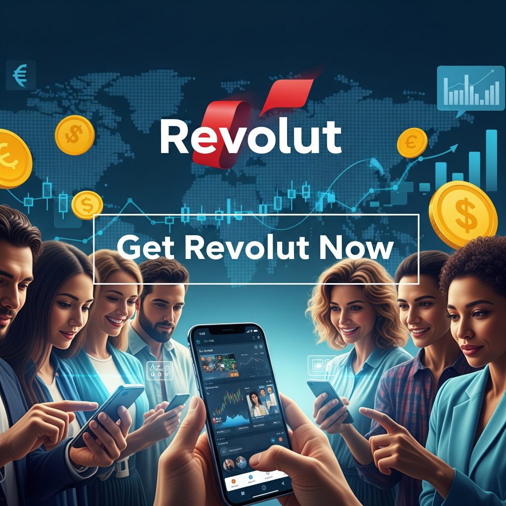 Call to action to get Revolut and elevate your financial freedom